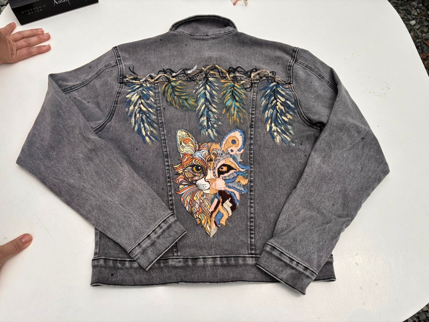 Chaqueta de mezclilla || Gato místico