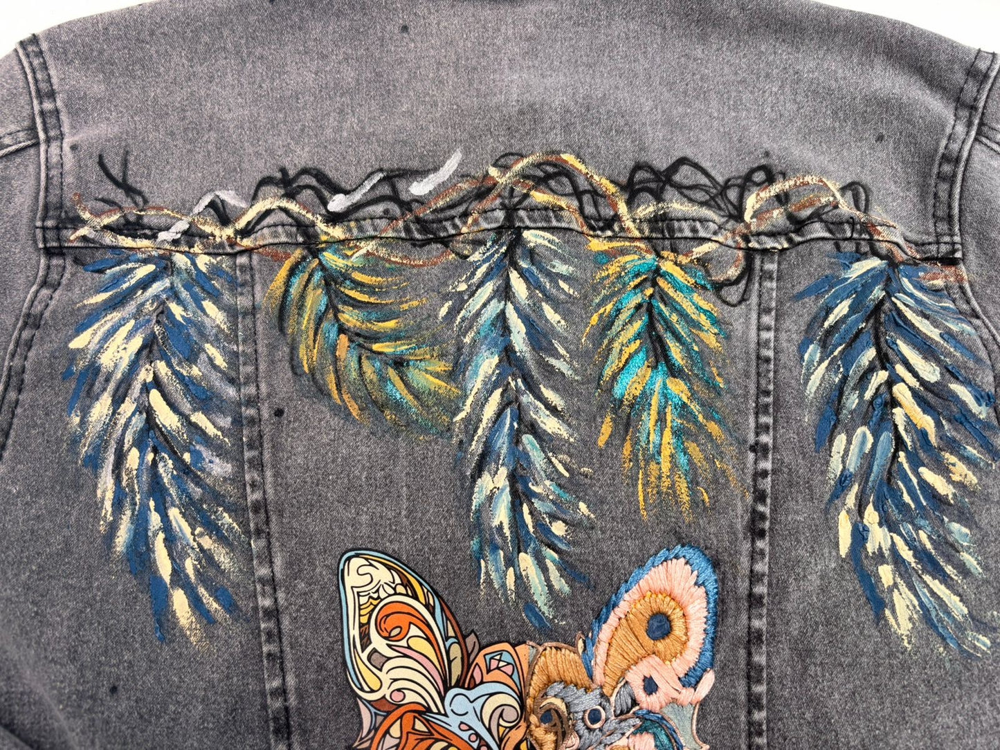 Chaqueta de mezclilla || Gato místico